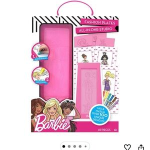 Barbie Fashion Plates All in One Studio Sketch Design Activity Set